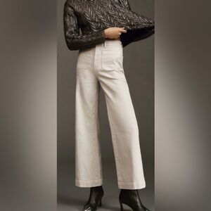 Anthropologie Rollas high rise wide leg crop